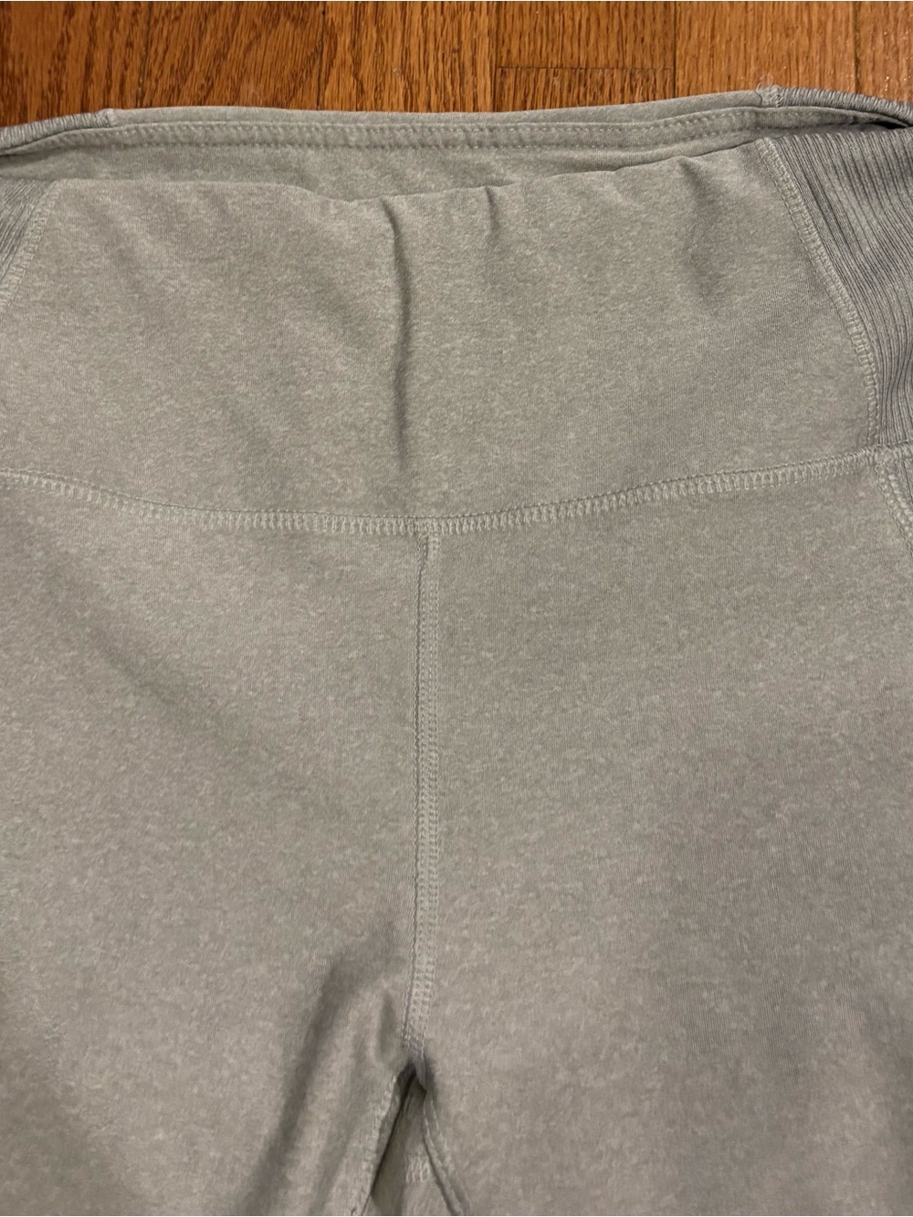 RBX-Live Life active heather gray leggings size large.
